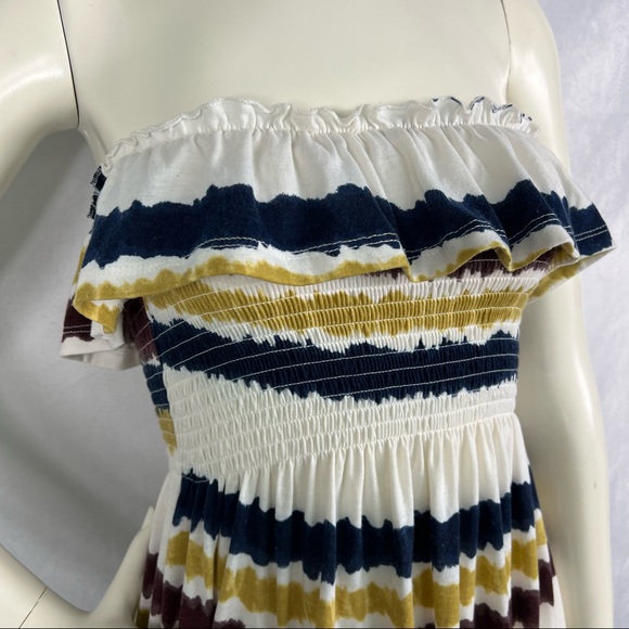 Shirred Frill Ruffle Detail Maxi Dress - Picture 3 of 6